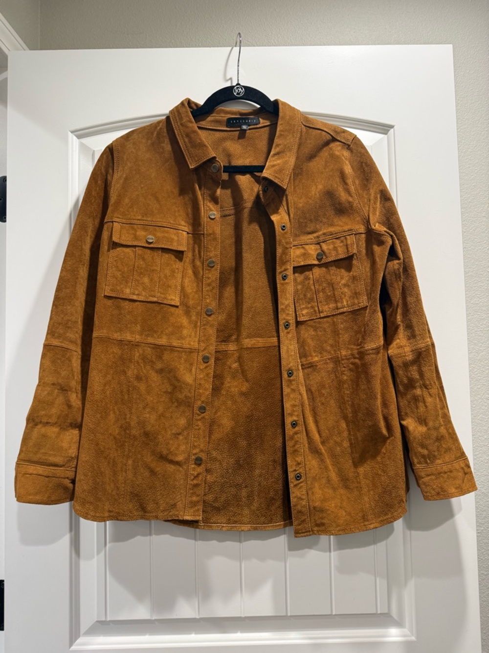 Sanctuary Suede Jacket - Cognac